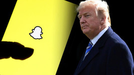 Snapchat'te Trump'ı siliyor