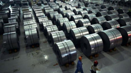Çin'de çelik vadeli işlemleri, ekonomik verilerin baskısıyla geriledi