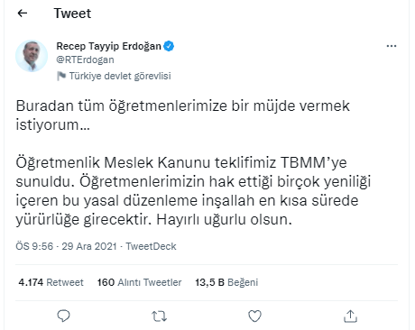 Öğretmenlik Meslek Kanunu