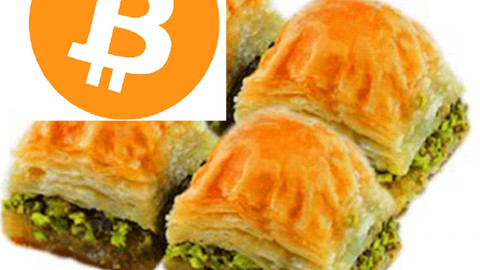 Bu da Baklava coin! Bitcoin ile baklava sattı!