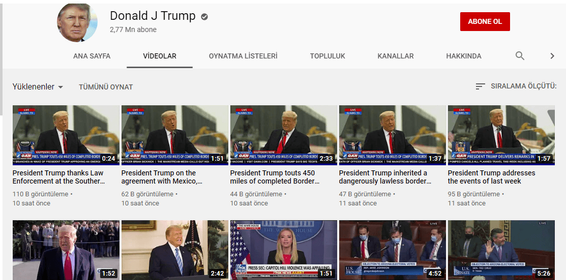 Trump'a bir darbe de Youtube'dan geldi - Resim : 1