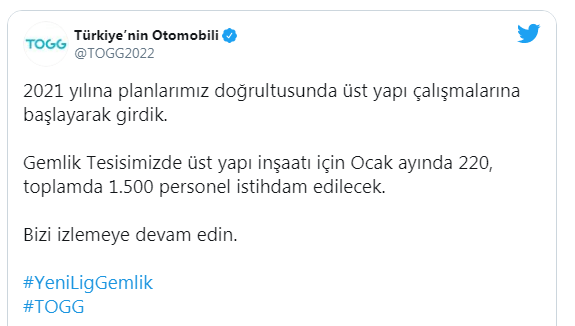 Türkiye'nin otomobili için 1500 kişilik istihdam - Resim : 1