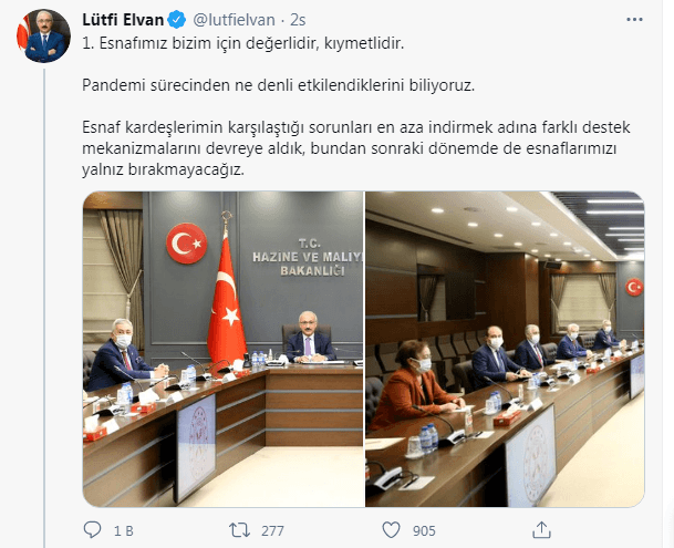 Bakan Elvan'dan esnafı yalnız bırakmayacağız mesajı - Resim : 1