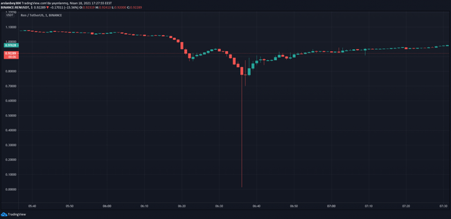 Bitcoin’deki düşüş sırasında REN fiyatında neler oldu? - Resim : 1