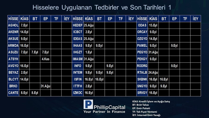 tedbir hisseleri 